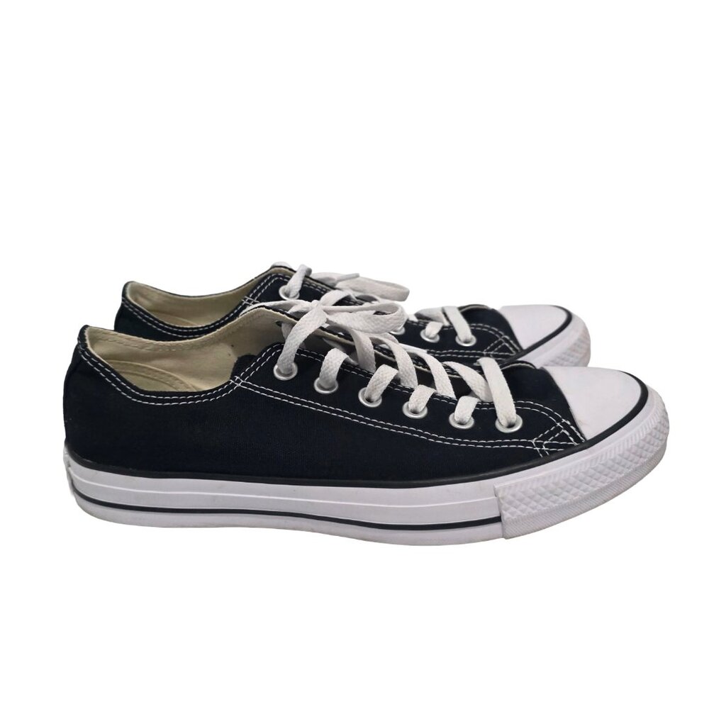 Converse Chuck Taylor All Star Canvas Black Low-Top Sneakers Men's Size 7 EUC